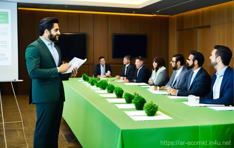 친환경 마케터의 업무 일지 작성법 - **Prompt:** An inspiring, conceptual image showcasing a female marketing professional, dressed in sm... 친환경 마케터의 업무 일지 작성법 - **Prompt:** An inspiring, conceptual image showcasing a female marketing professional, dressed in sm...