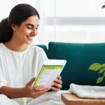 친환경 마케터 이직 후 경험담 - **Prompt 1: "Green Choices in the Arab Home"**
A bright, clean, and inviting living room in a mo...